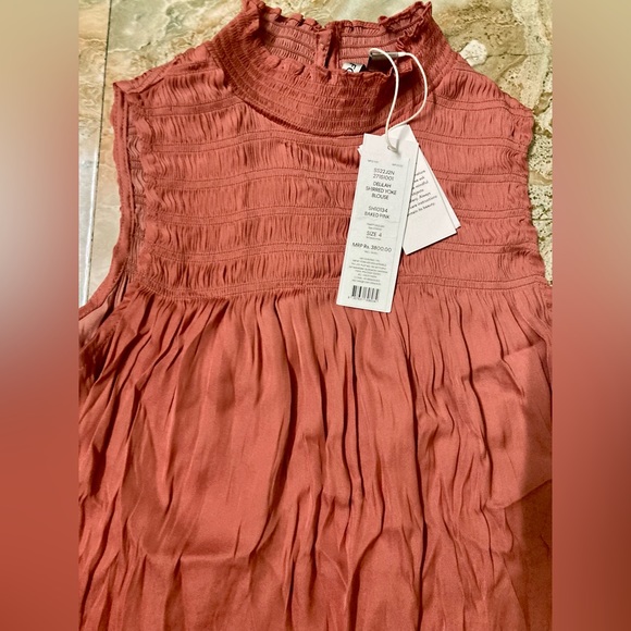 Forever New Delilah Shirred Yoke Blouse - Picture 8 of 10